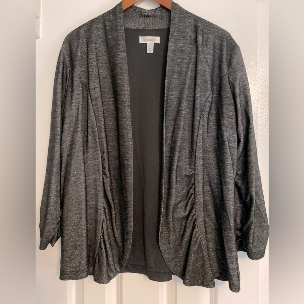 Dress Barn knit blazer / jacket great for business casual or office, size XL